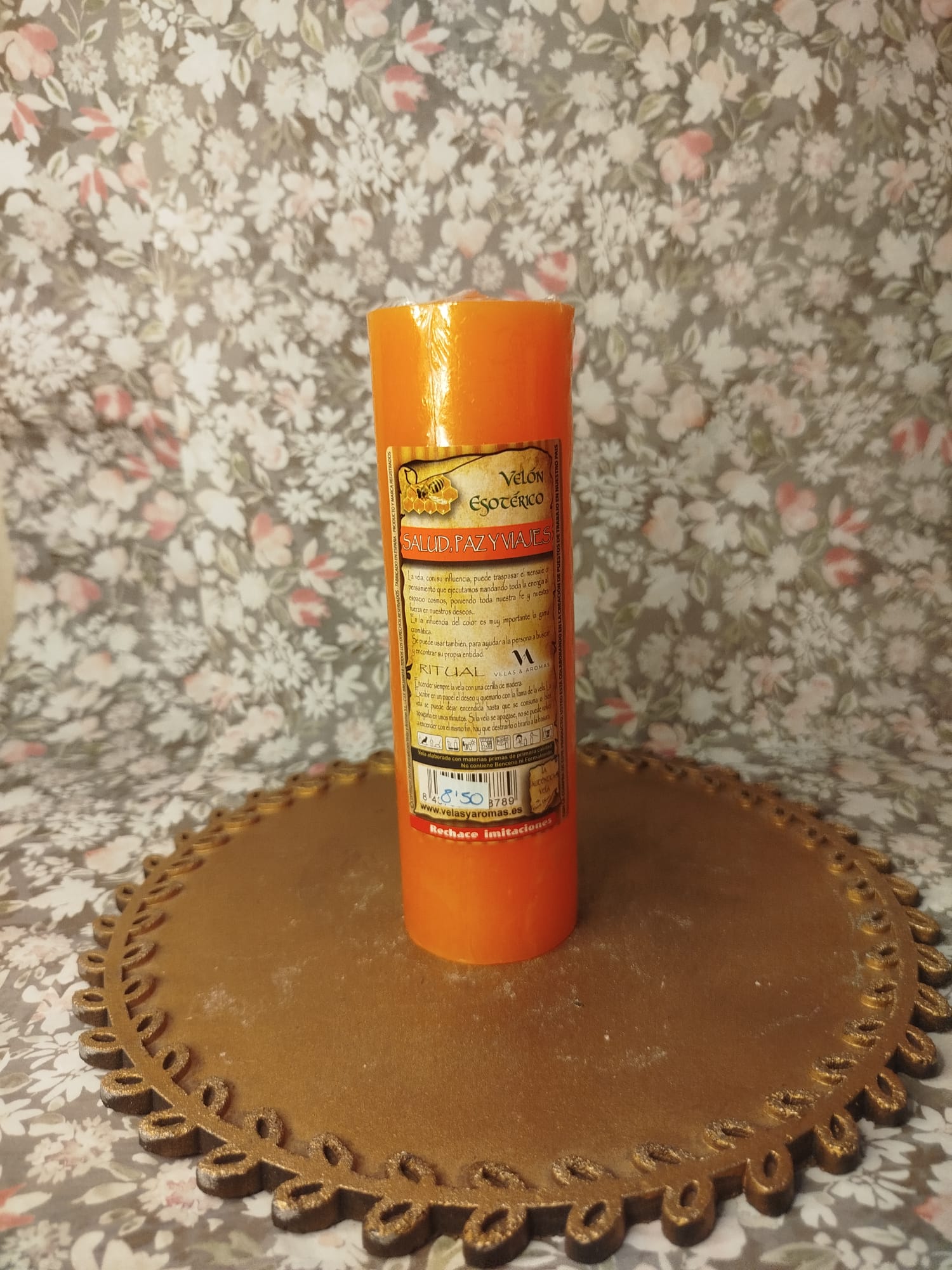 velón naranja