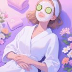 relaxing-spa-day-skincare-pampering-illustration